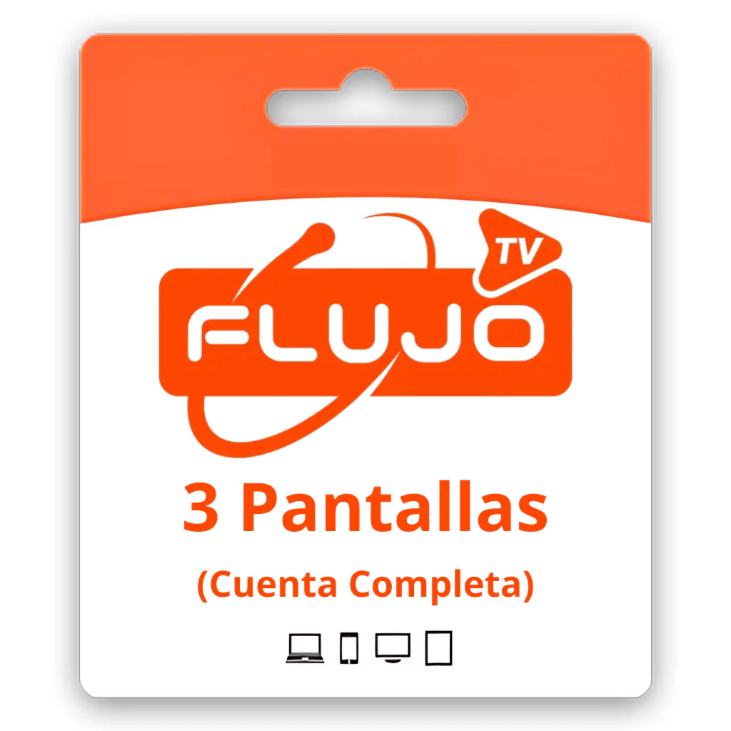 FLUJO TV  3 Dispositivos 